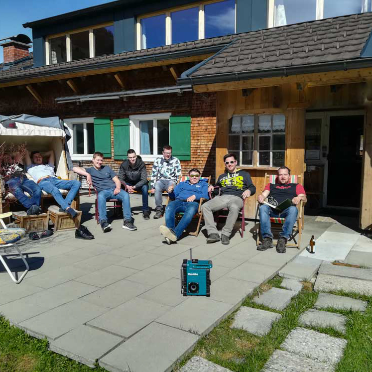 Außenaufnahme der Lodge