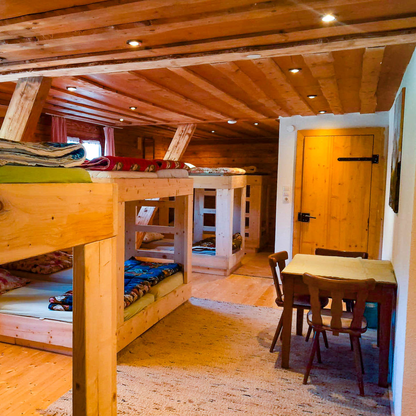 Gruppenzimmer in der Hütte